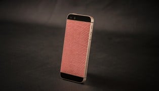 Cottin iphone blush gold - lizard (corail)